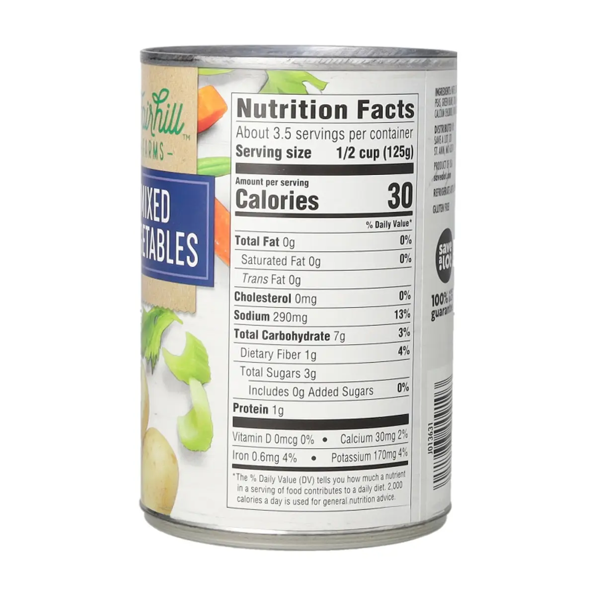 Vegetales mixtos Fairhill Farms (425 g / 15 oz) - Miniatura 3