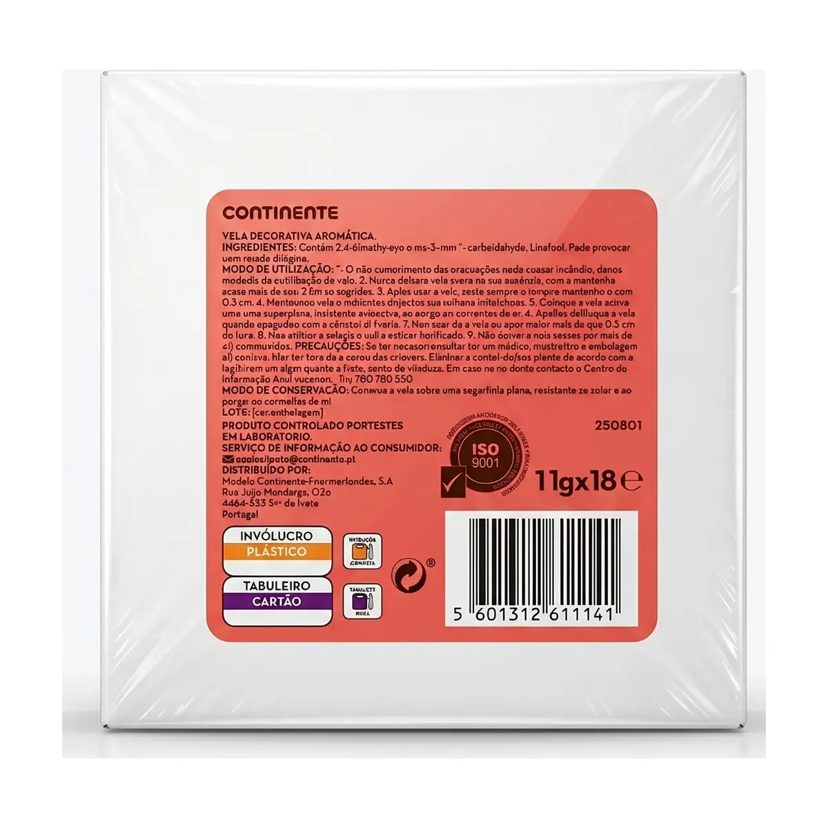 Mini velas aromáticas decorativas con aroma a frutos rojos Continente (18 x 11 g / 0.39 oz) - Thumbnail 2
