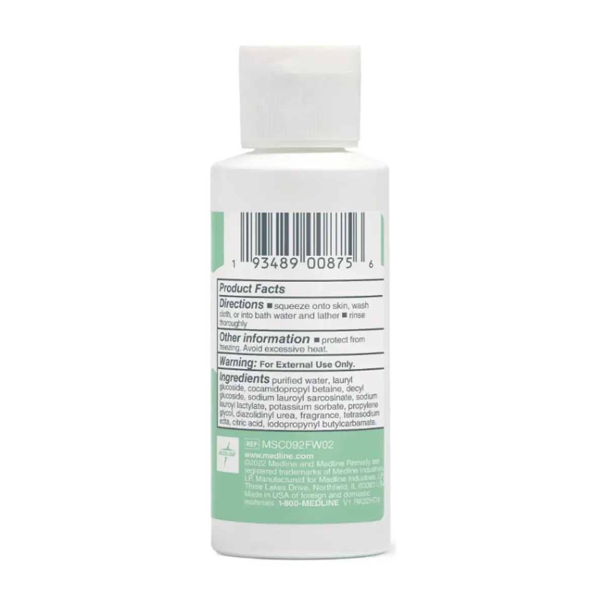 Champú y gel de baño para bebé Medline Remedy (59 ml / 2 fl.oz) - Thumbnail 2