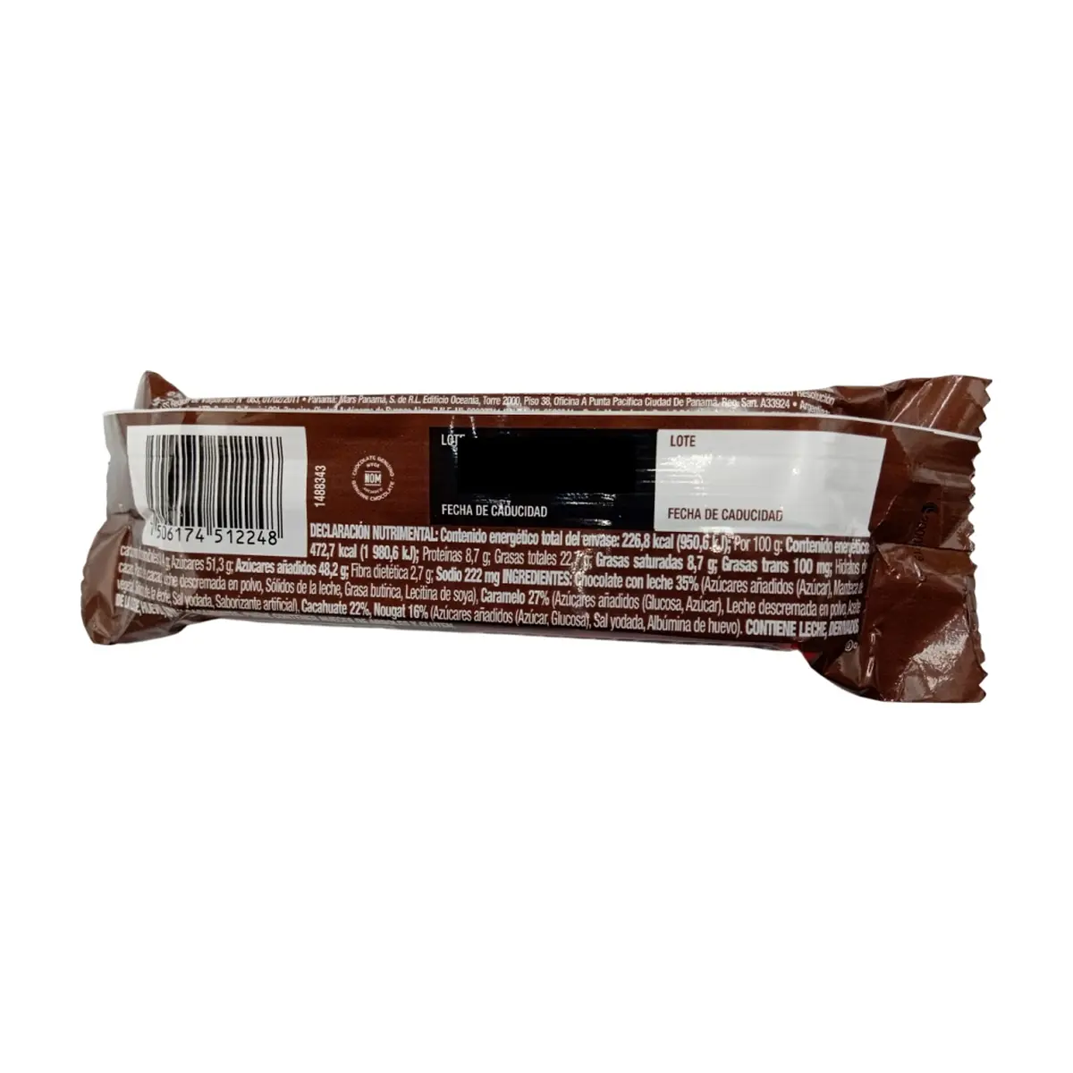 Barra de chocolate con relleno de caramelo y cacahuetes Snickers (48 g / 1.69 oz) - Thumbnail 2