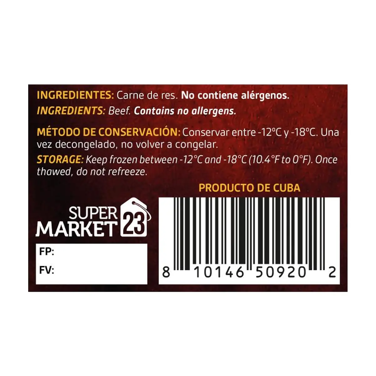 Paleta de res YEYA (2 kg / 4.4 lb) - Miniatura 3