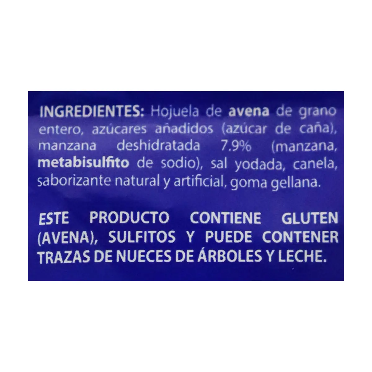 Cereal de avena integral instantáneo con manzana y canela Avena 1 (35 g / 1.23 oz) - Thumbnail 4