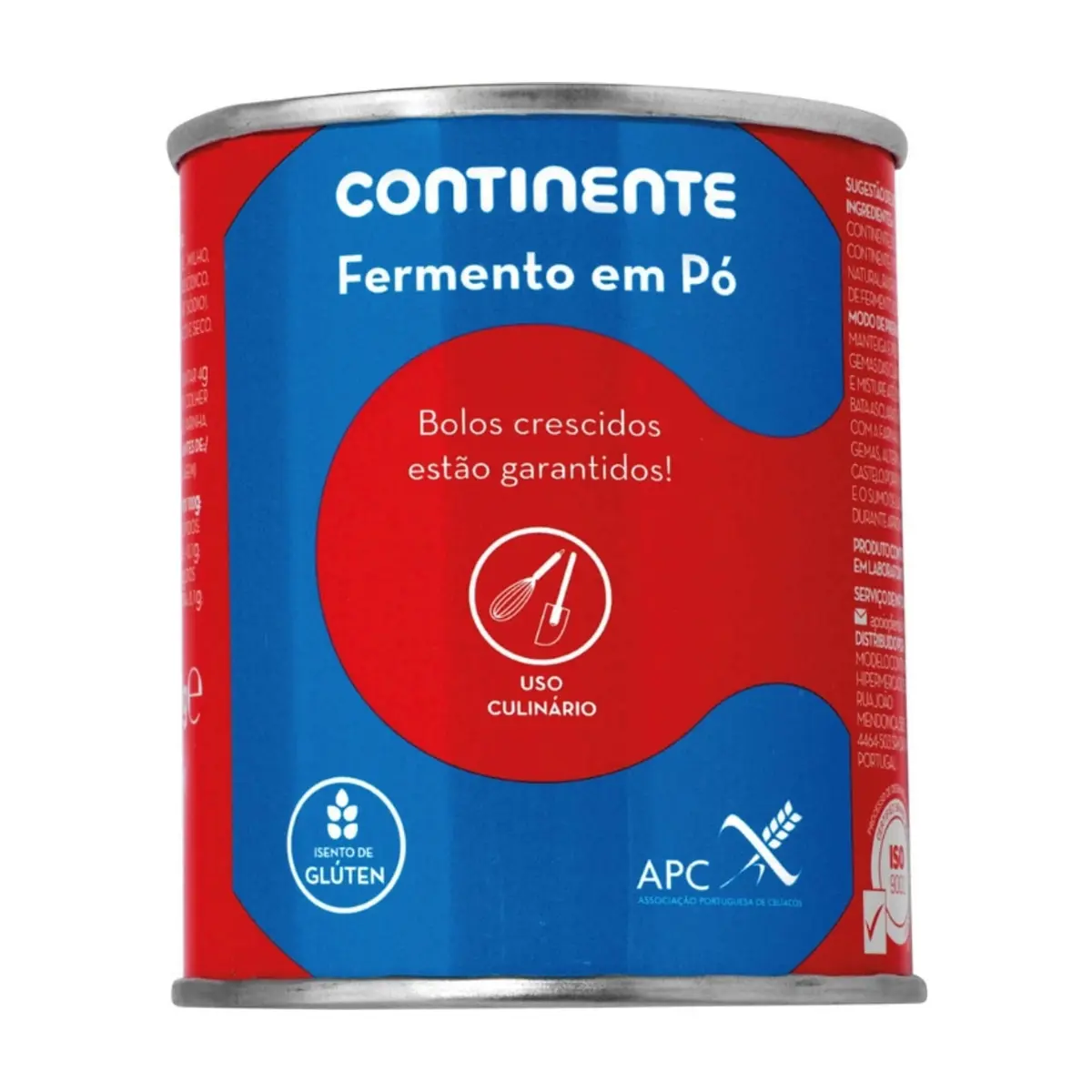 Levadura en polvo sin gluten Continente (150 g / 5.29 oz)