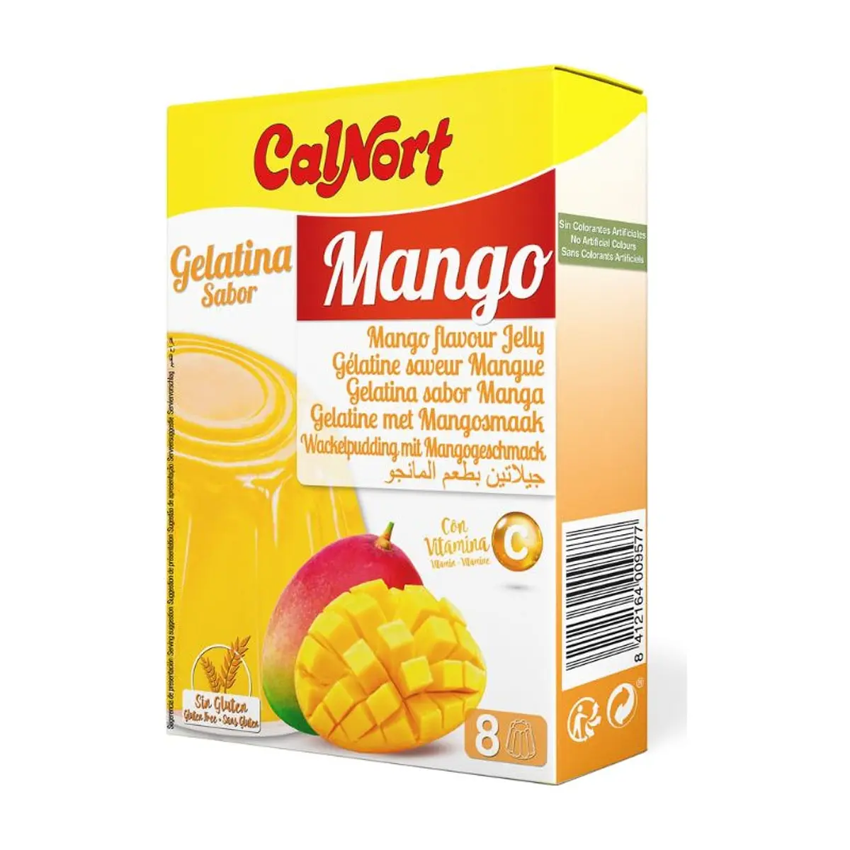 Gelatina sabor Mango (2 u) Calnort
