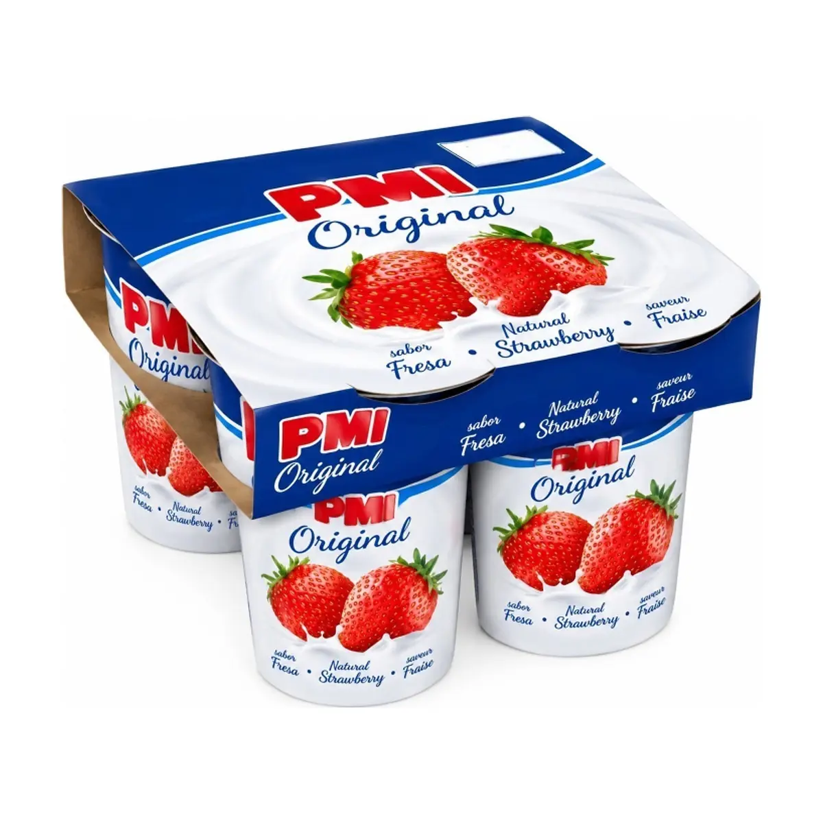 Yogurt sabor fresa Original PMI (4 x 120 g / 4.23 oz)