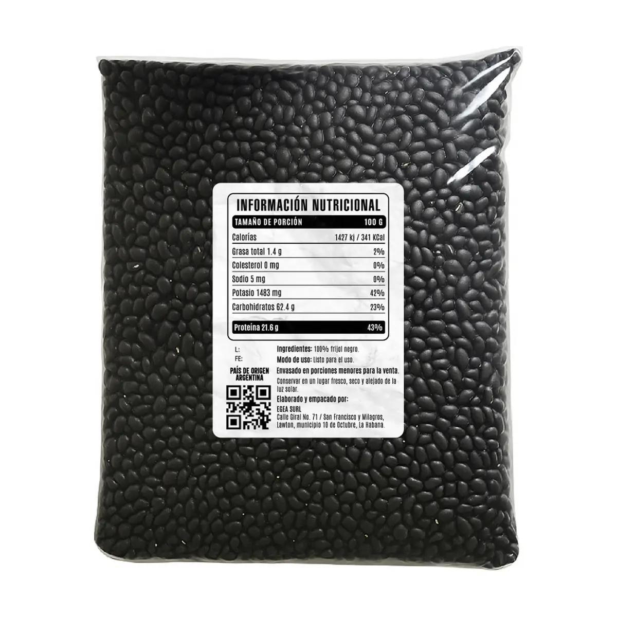 Frijoles negros Cosecha Real (4.54 kg / 10 lb) - Thumbnail 3