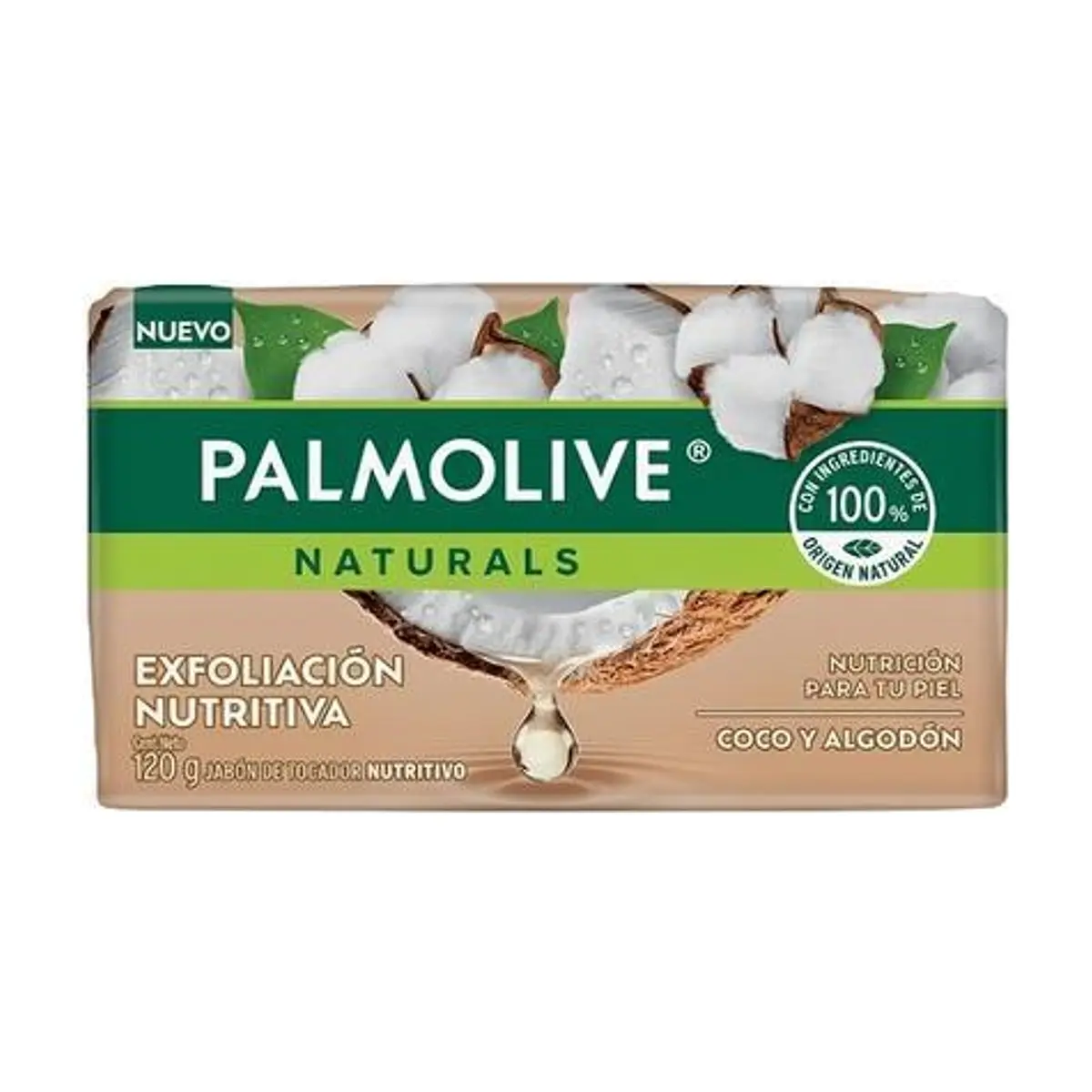 Jabón de Tocador Naturals Coconut Cotton (120g) PALMOLIVE