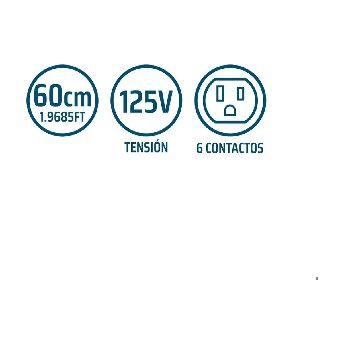Regleta eléctrica de 6 contactos Troen - Thumbnail 6