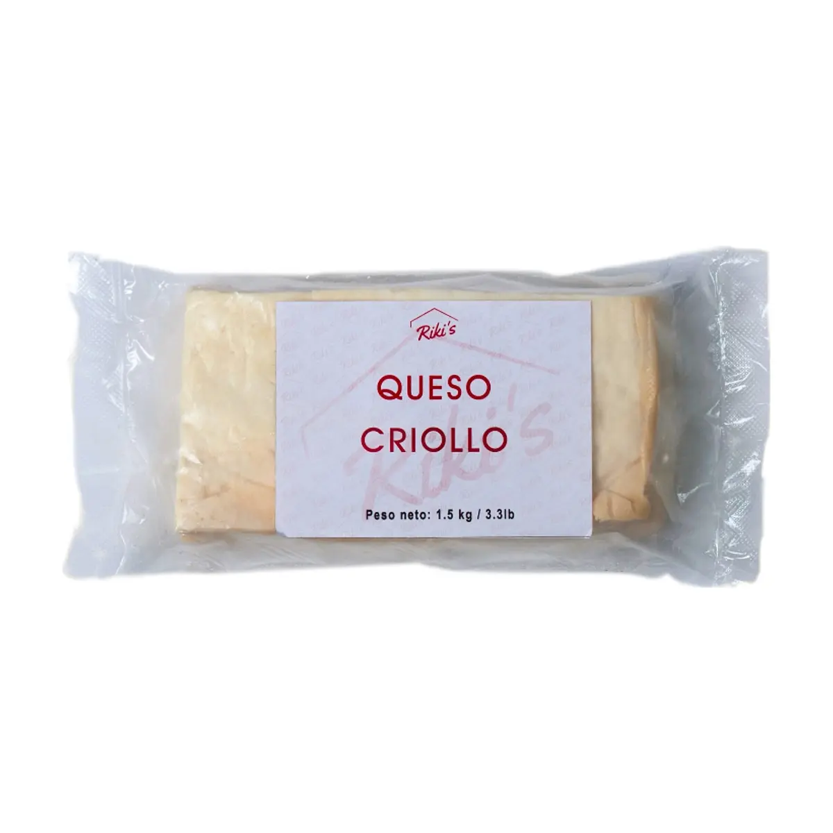 Queso Criollo RIKI´S (1.5 kg / 3.3 lb)