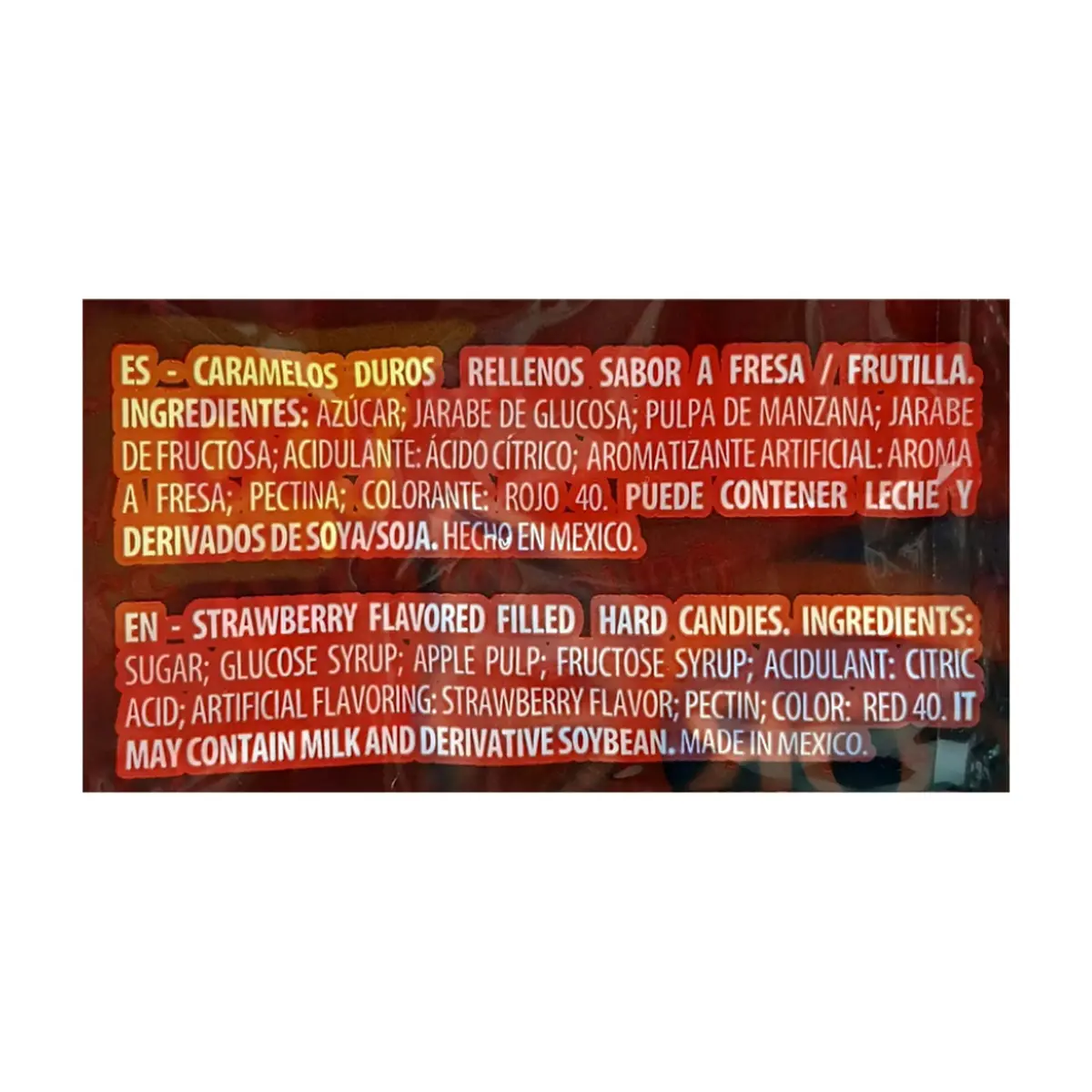 Caramelos duros rellenos sabor a fresa Arcor (400 g / 14.11 oz) - Miniatura 2
