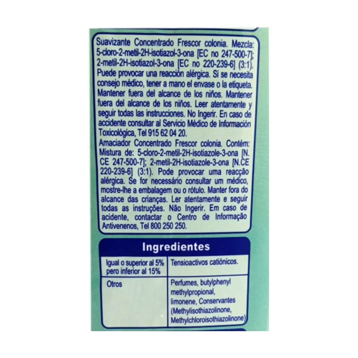 Suavizante concentrado frescor colonia para ropa Vial plus (2 L) - Thumbnail 4