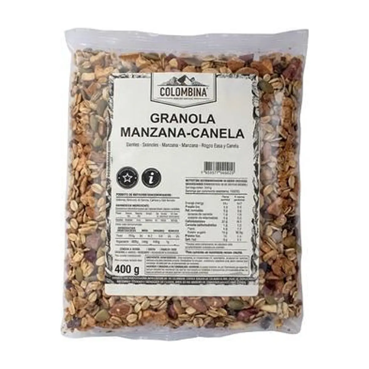 Granola de Manzana y Canela (400 gr) COLOMBINA