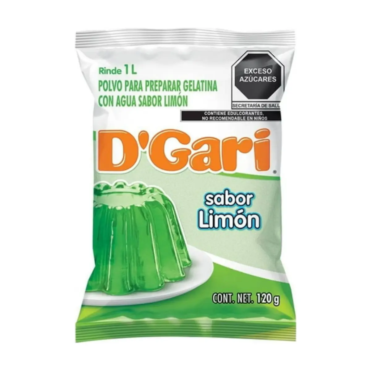 Gelatina de sabor limón D'Gari (120 g / 4.23 oz) - Thumbnail 3