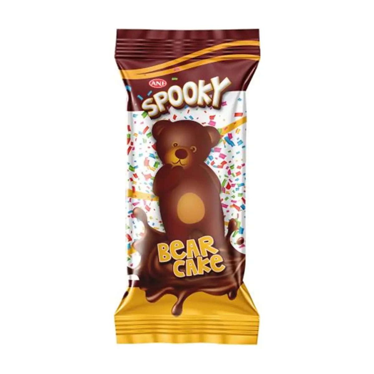 Pastel de chocolate en forma de osito Spooky Ani (40 g / 1.41 oz) - Imagen 1