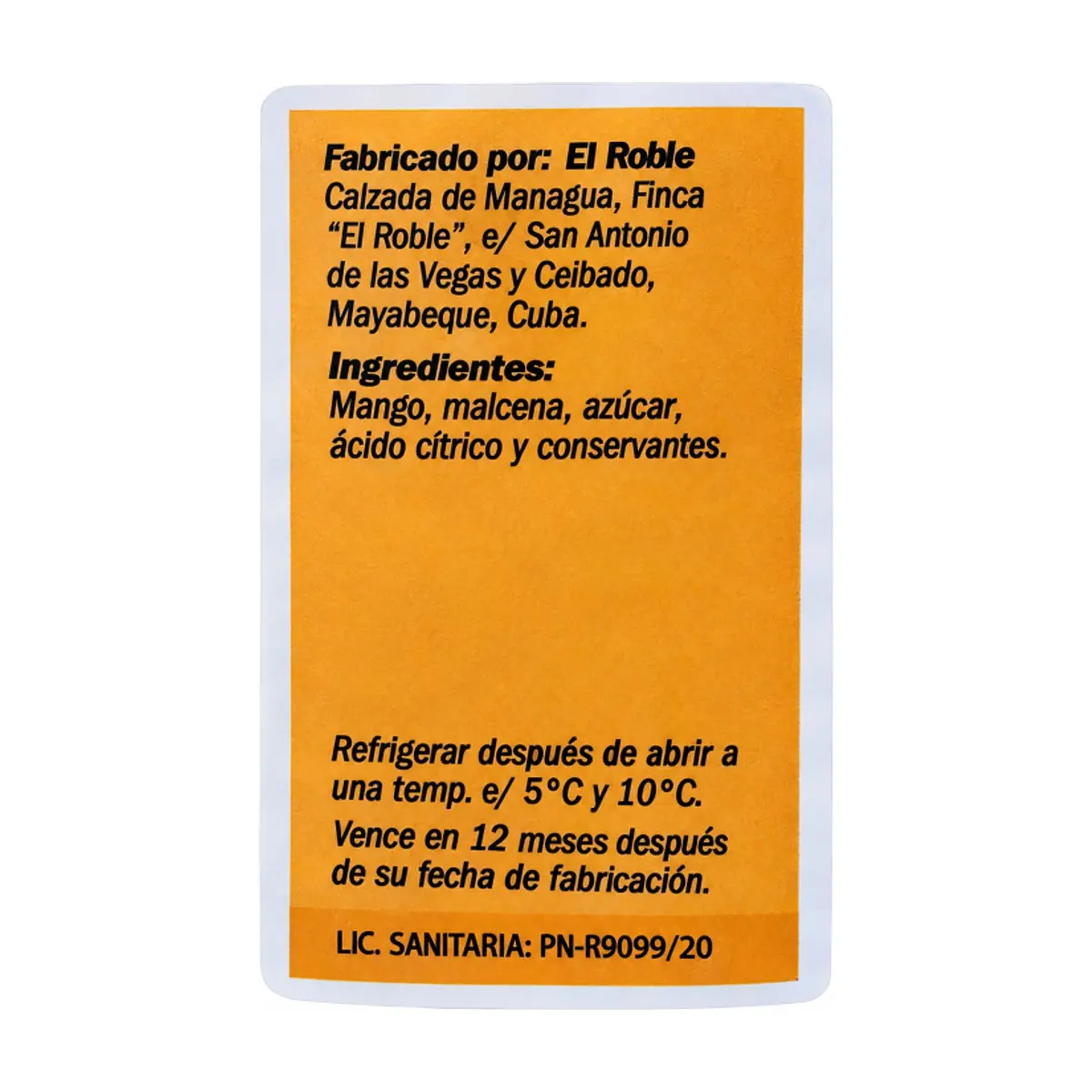 Mermelada de mango Sabrozzi Gourmet (1 kg / 2.2 lb) - Miniatura 3
