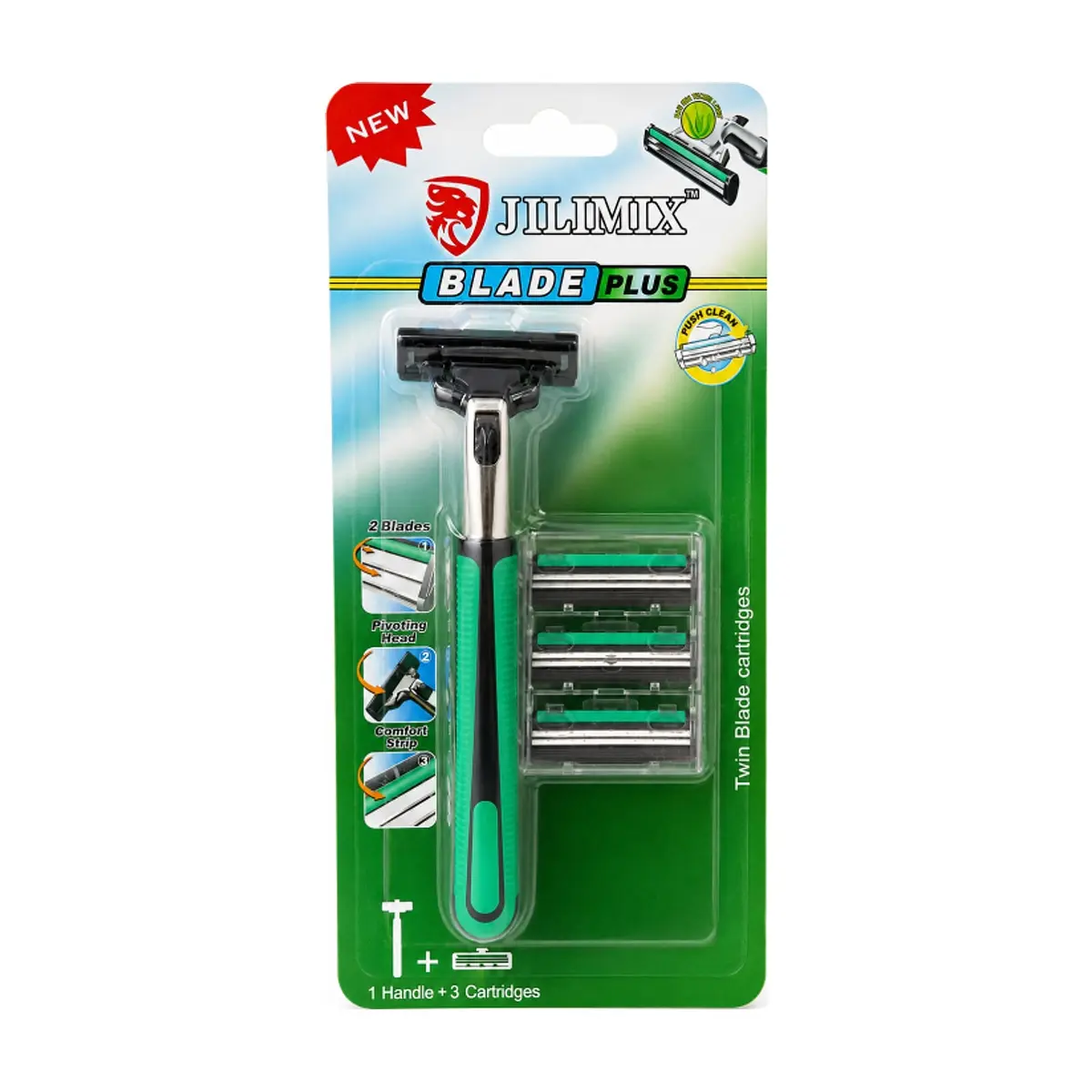 Máquina de afeitar de doble hoja Jilimix