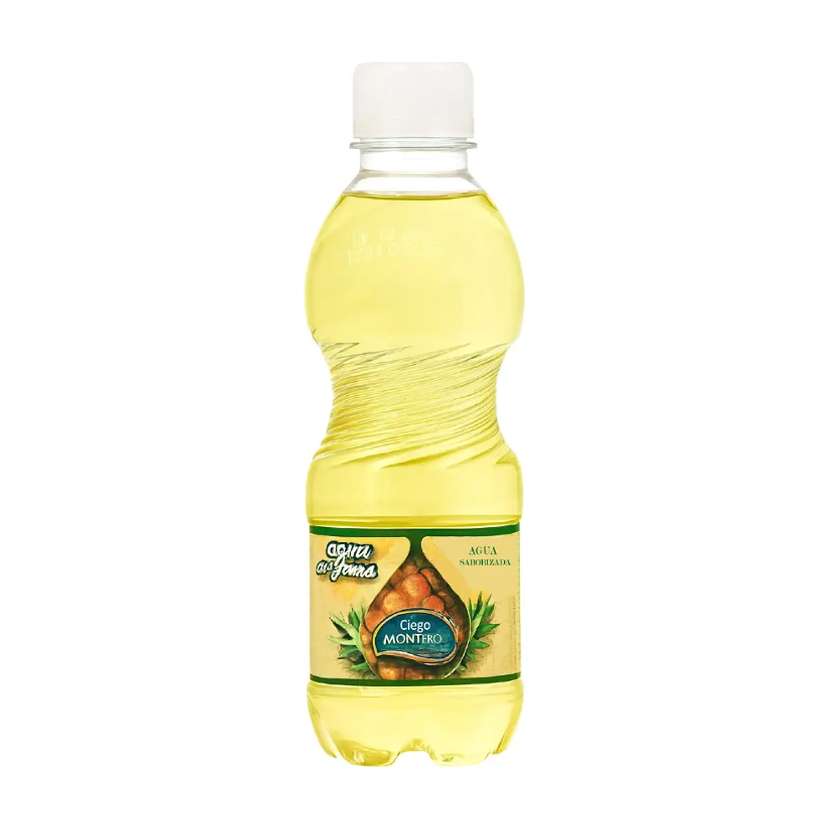 Agua saborizada de piña Ciego Montero (330 ml)