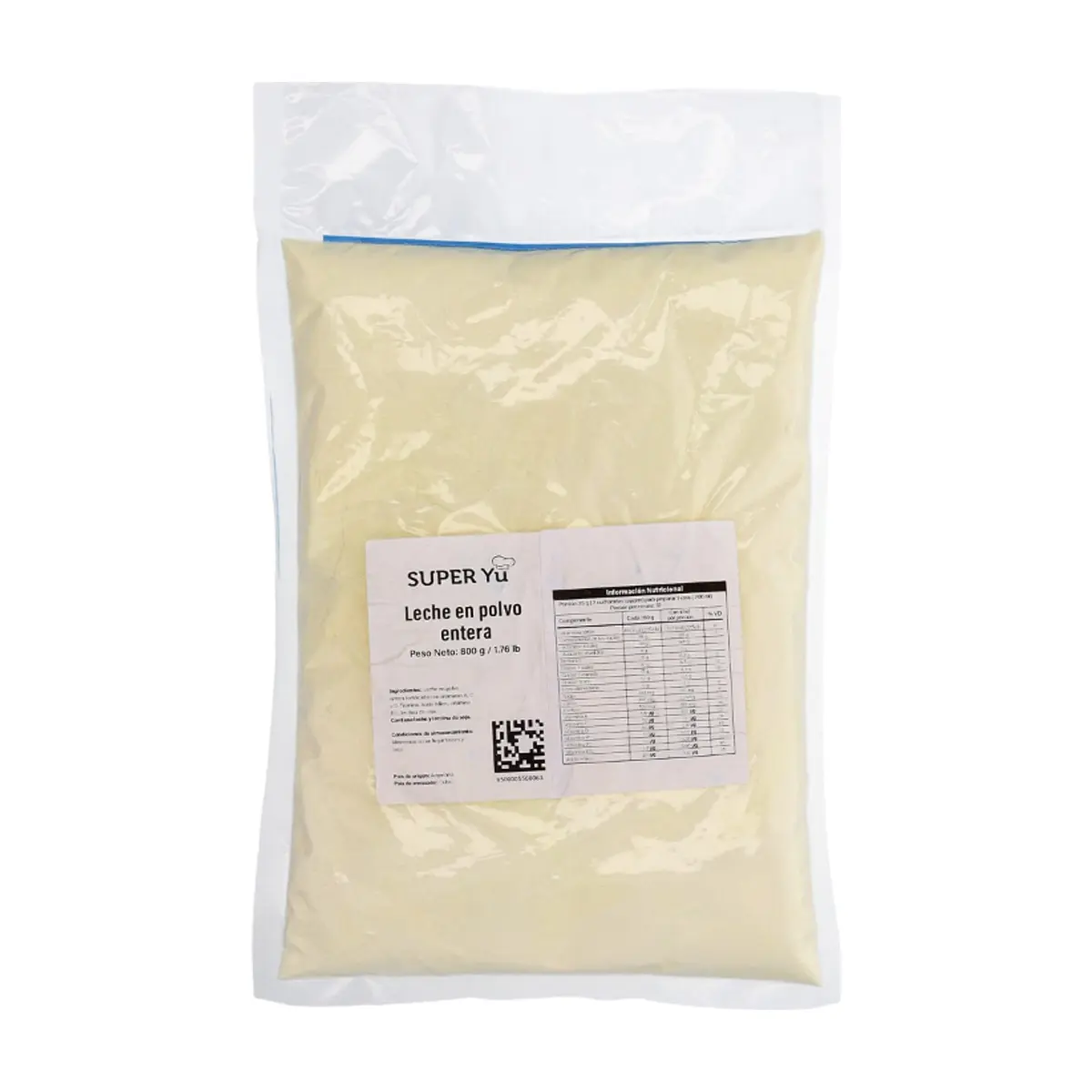 Leche en polvo entera Super Yu (800 g / 1.76 lb) - Thumbnail 2