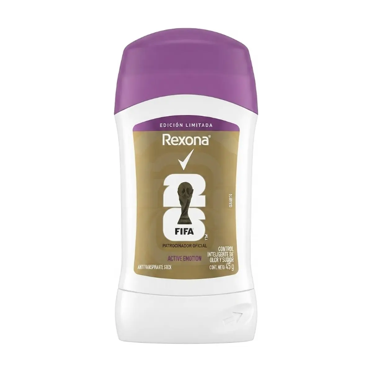 Desodorante antitranspirante para mujer en barra Active Emotion Edición Limitada Rexona (45 g / 1.58 oz)