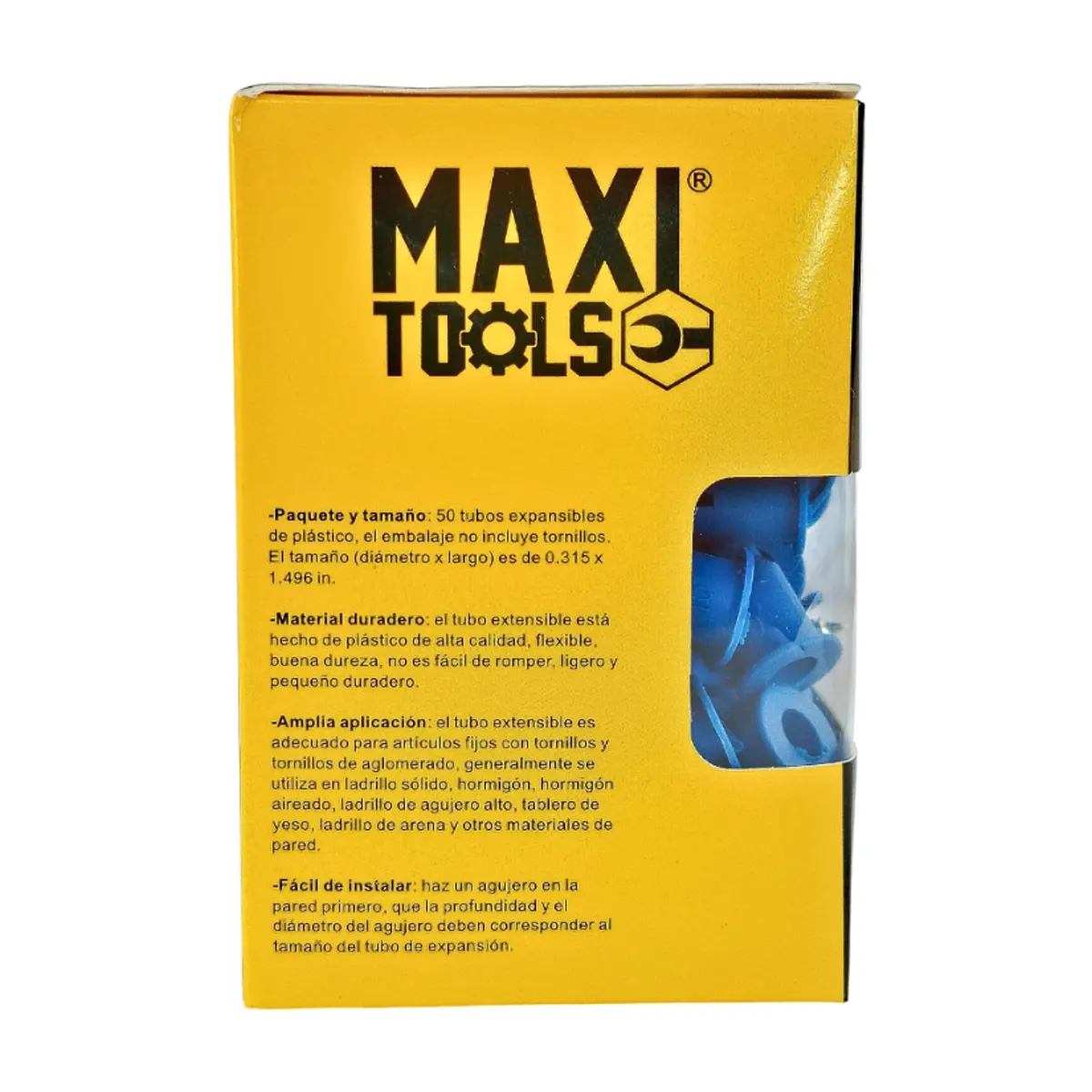 Tubo de expansión - 10 mm Maxi Tools (50 U) - Thumbnail 4