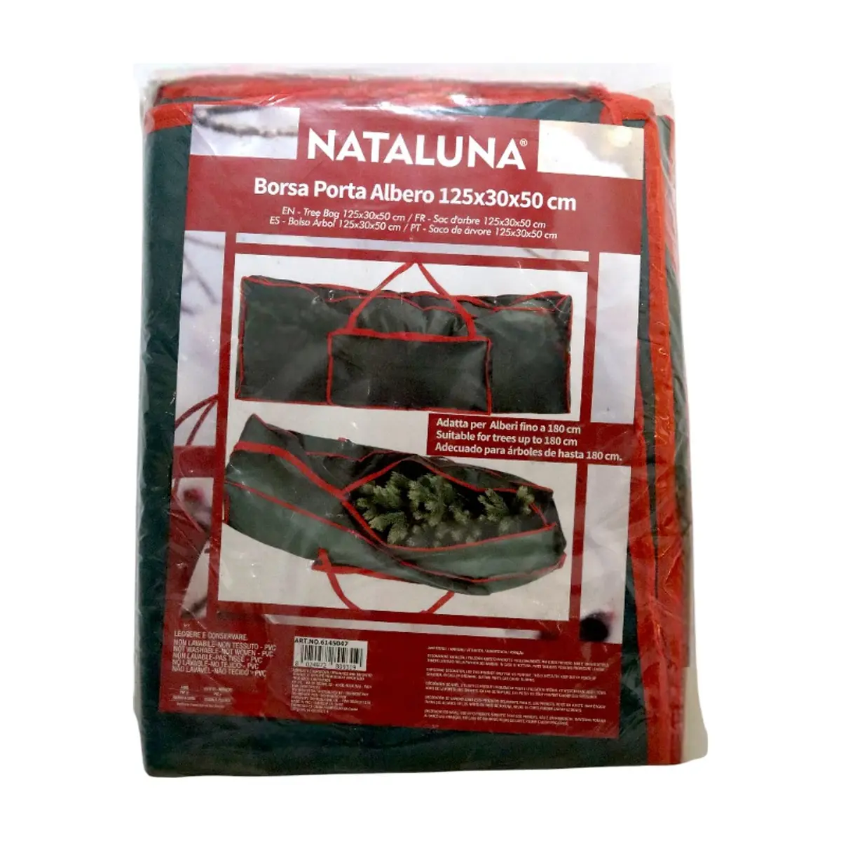 Bolsa para guardar árbol de navidad de 125 x 50 cm Nataluna - Thumbnail 5