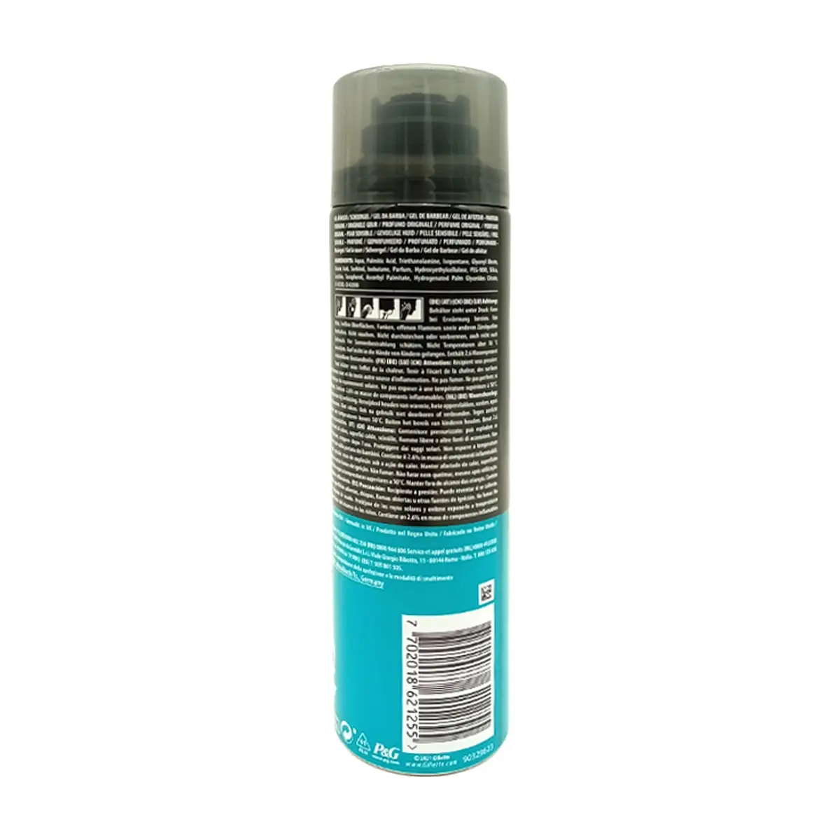 Gel de afeitar para piel sensible con fragancia original Gillette (200 ml) - Thumbnail 3