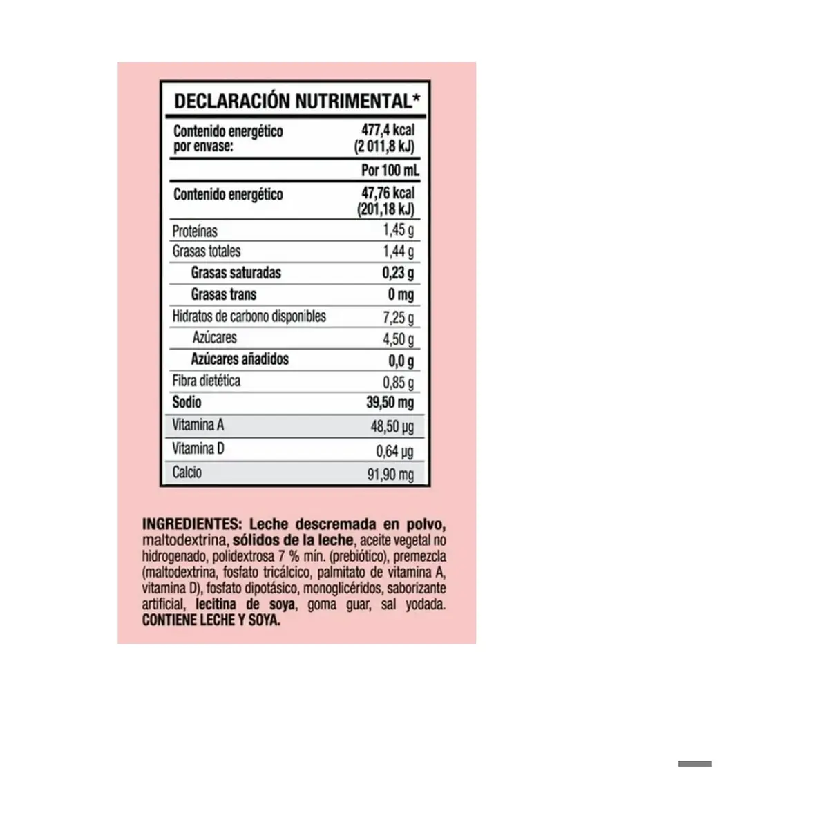 Alimento en polvo para preparar bebida a base de leche descremada y grasa vegetal Creemy Great Value (120 g / 4.23 oz) - Thumbnail 3