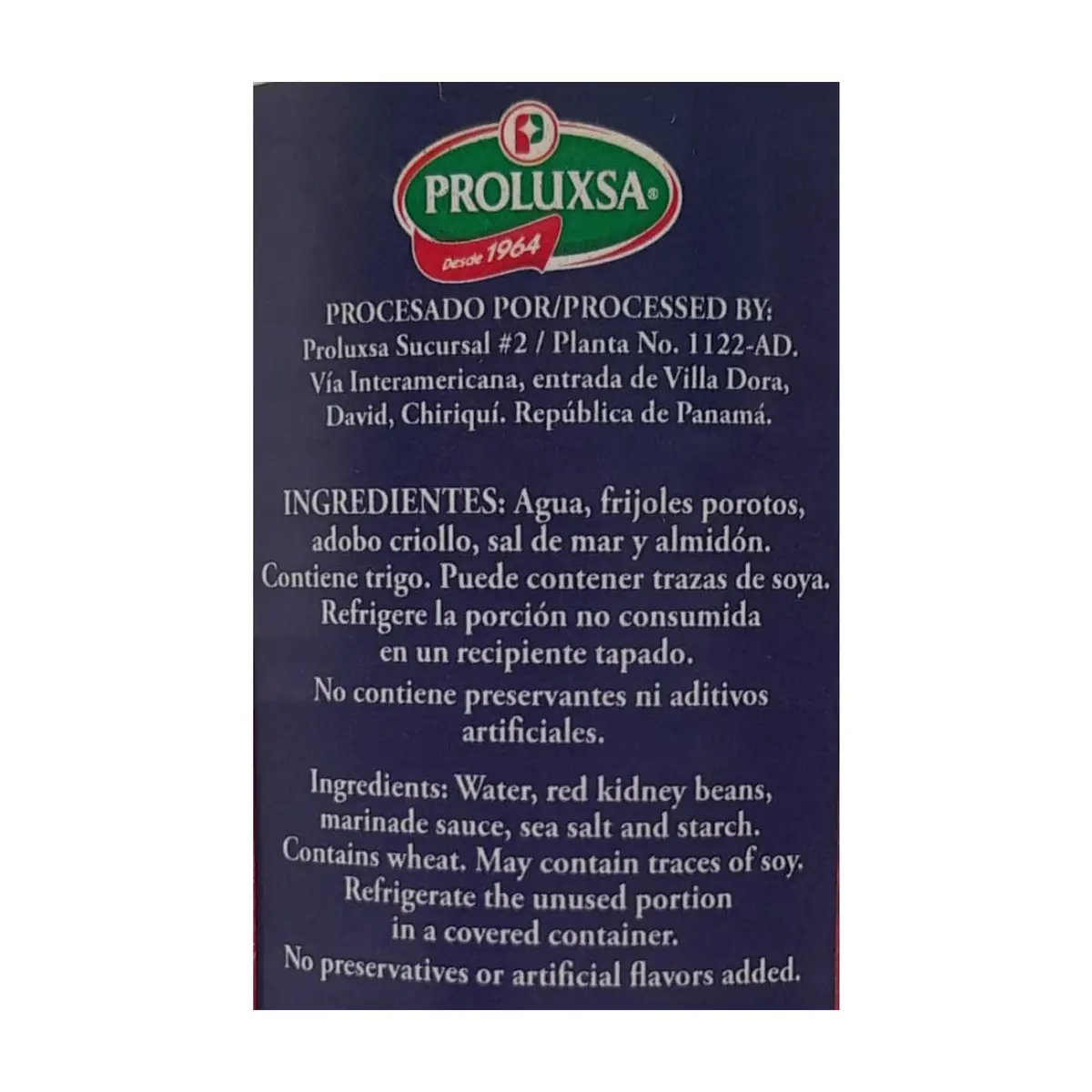 Frijol rojo con adobo casero Proluxsa (425 g / 15 oz) - Thumbnail 3