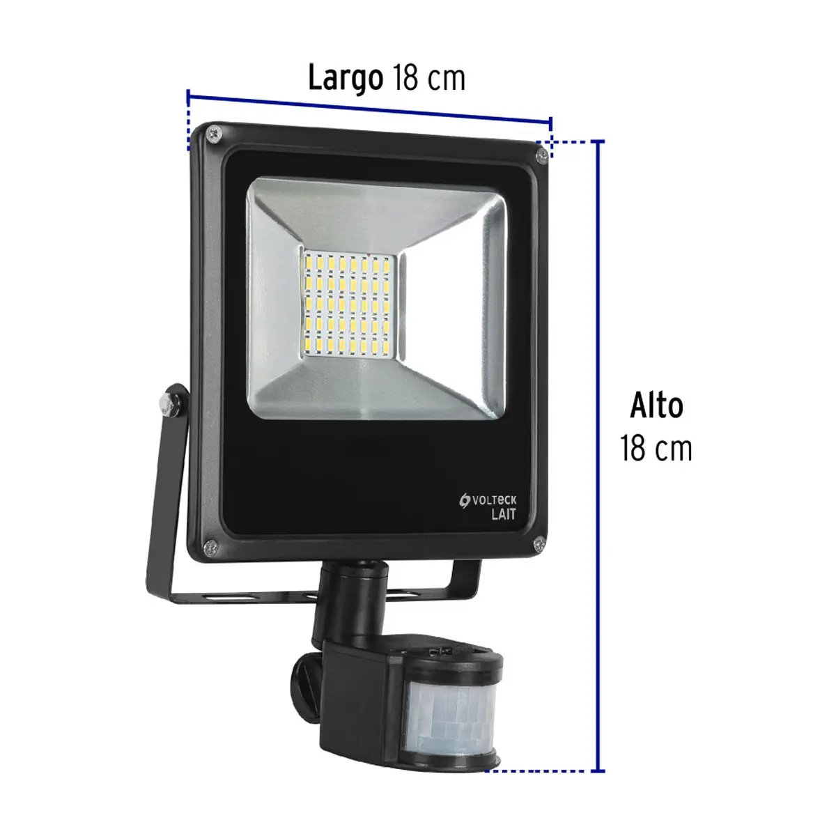 Reflector LED con sensor de movimiento 20 W Volteck REF-901L - Miniatura 3
