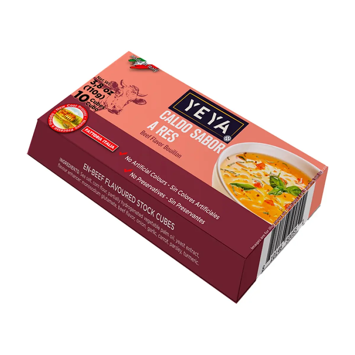 Caldo sabor a res YEYA (110 g / 3.8 oz) - Miniatura 2
