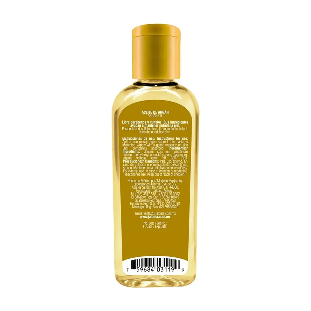 Aceite corporal de argán Jaloma (120 ml) - Thumbnail 5