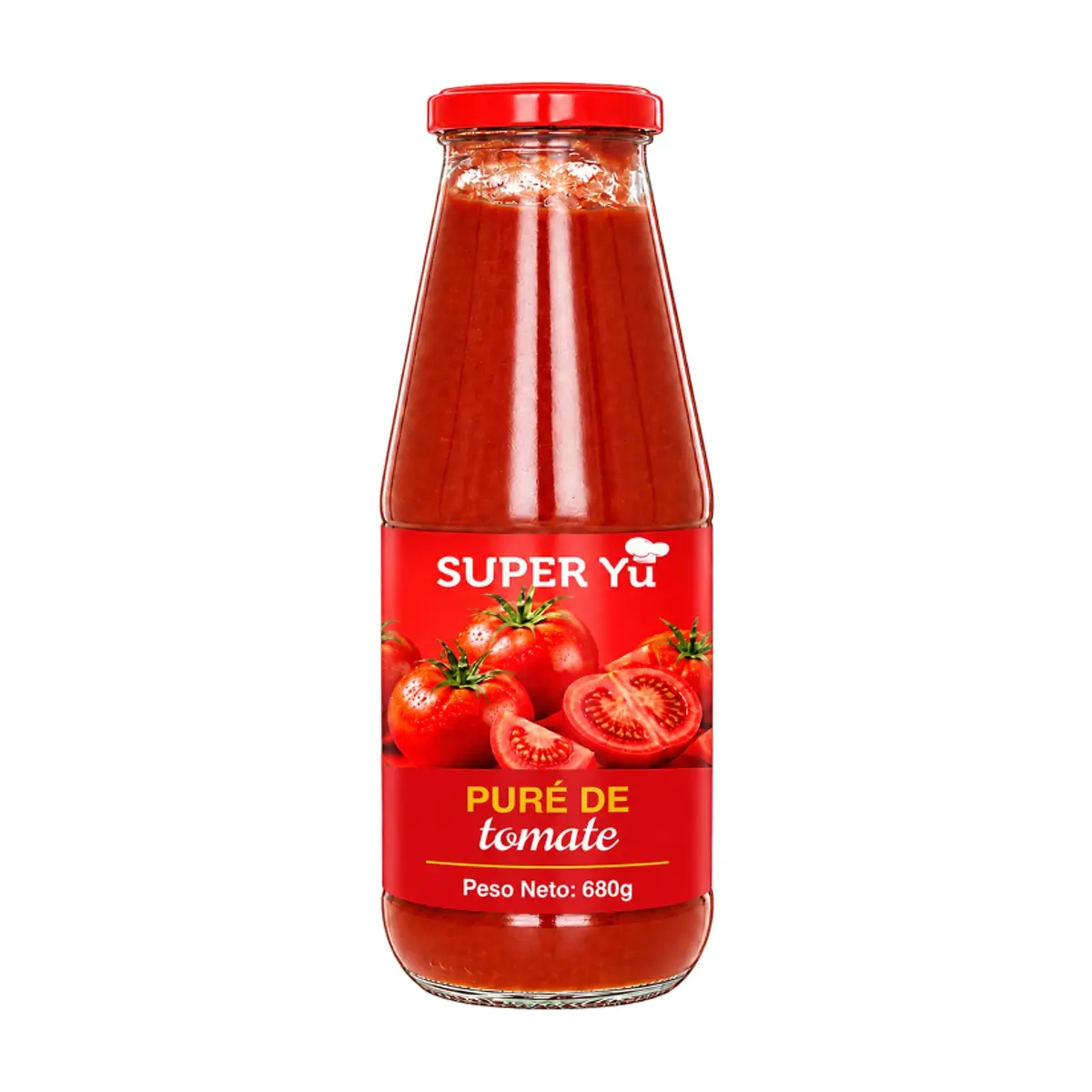 Puré de tomate Super YU (680 g / 1.50 lb) - Imagen 1