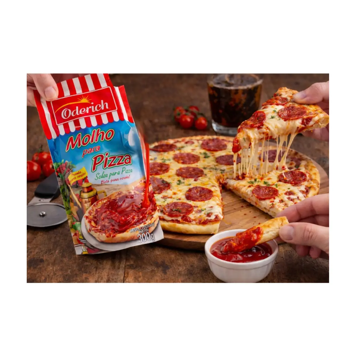 Salsa para pizza Oderich (300 g / 10.58 oz) - Thumbnail 4
