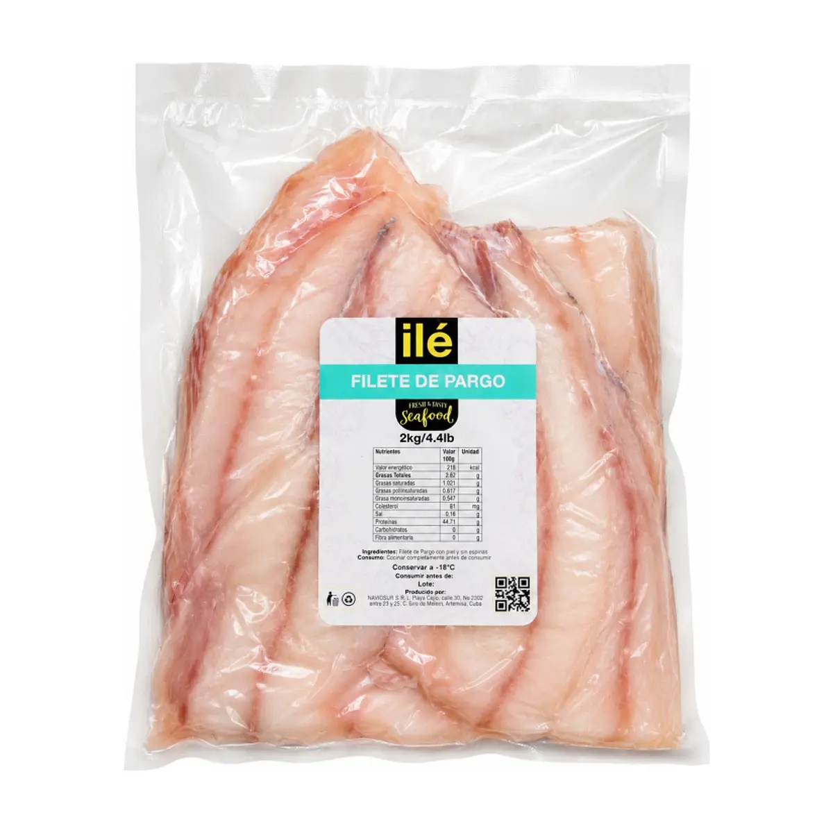 Filete de pescado pargo Ilé (2 kg / 4.4 lb) - Miniatura 1