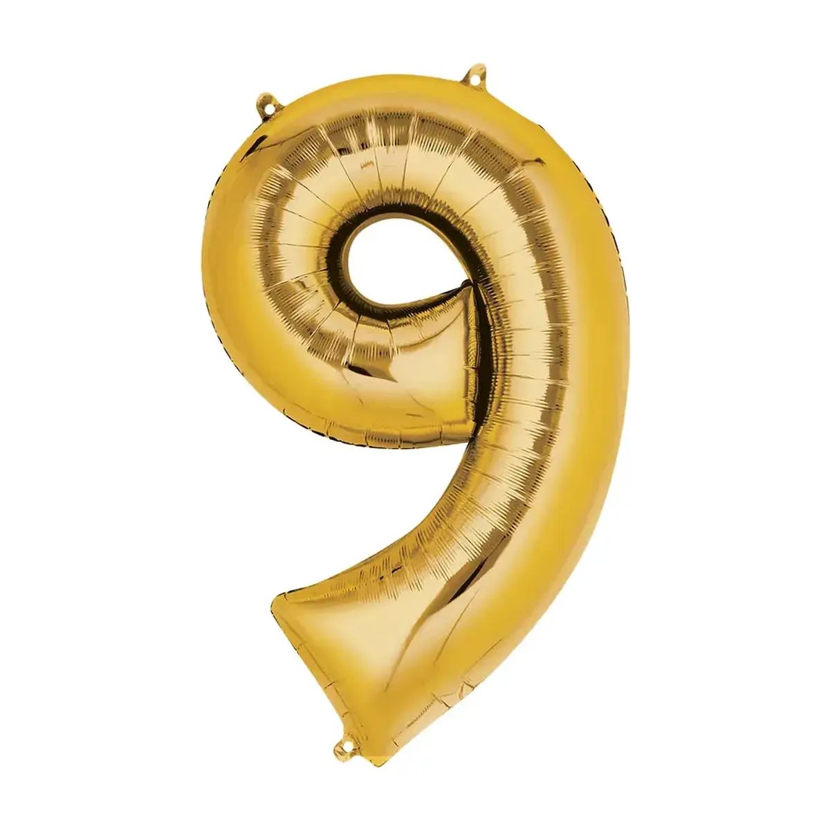 Globo dorado número 9- 14''