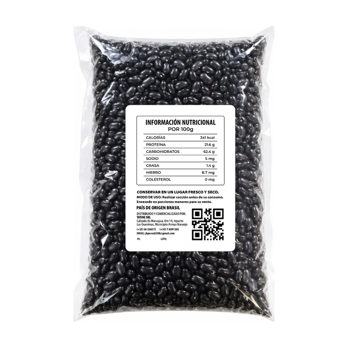 Frijoles negros Tatine (6 x 4.54 kg / 10 lb) - Thumbnail 3