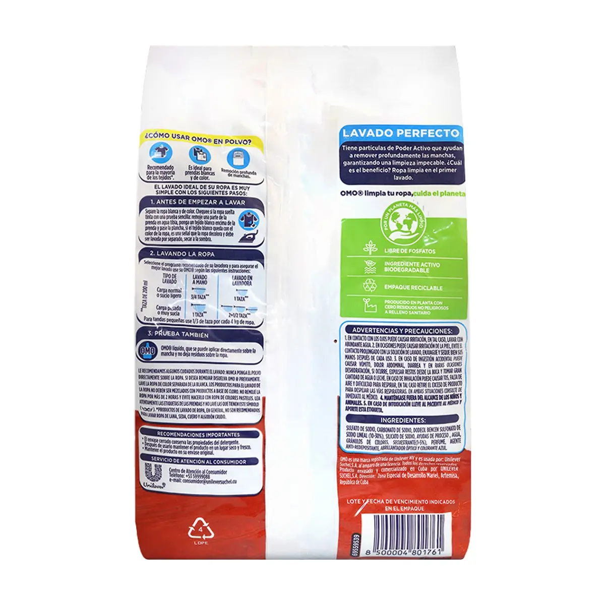 Detergente en polvo multiacción Omo (450 g / 15.9 oz) - Thumbnail 2