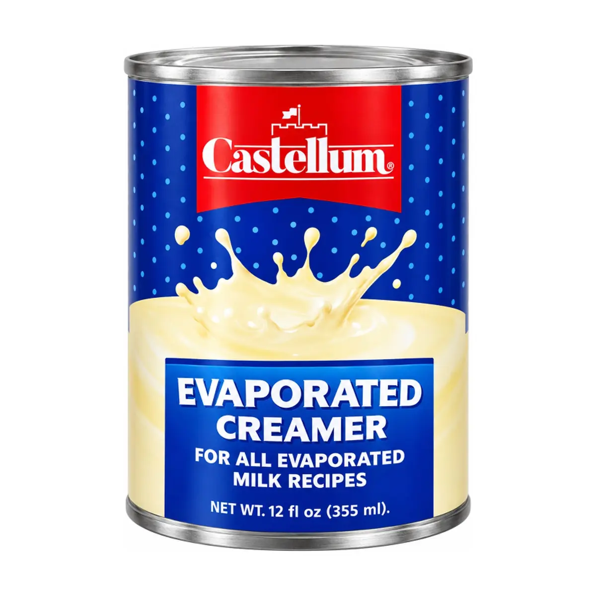 Leche evaporada cremosa Castellum (355 ml / 12 oz) - Miniatura 1