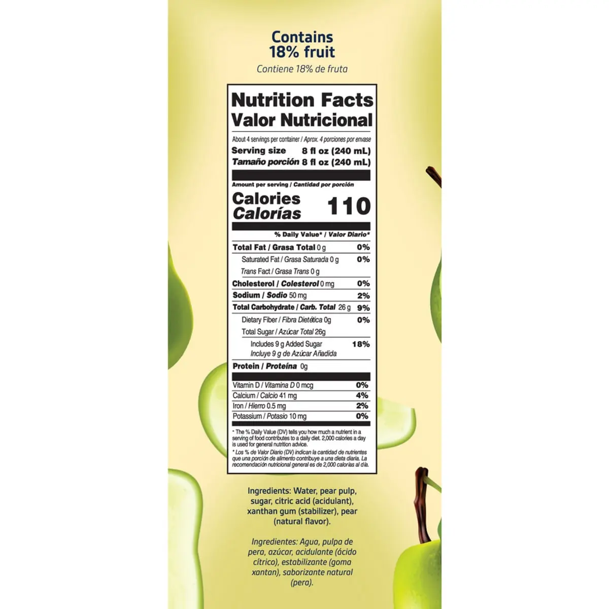 Néctar de pera YEYA (1 L / 33.8 fl oz) - Thumbnail 4