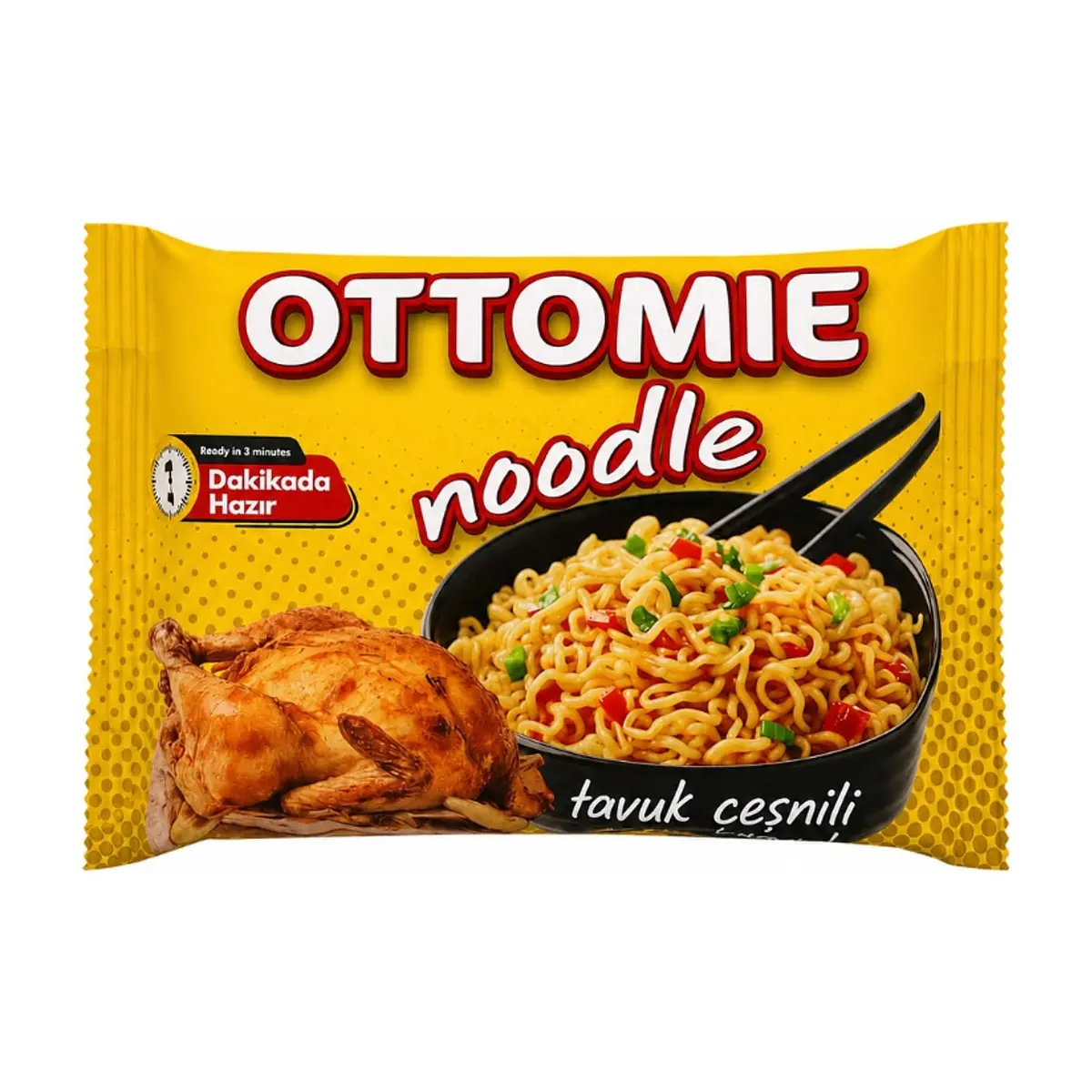 Sopa instantánea de fideos sabor pollo Ottomie (75 g / 2.65 oz)
