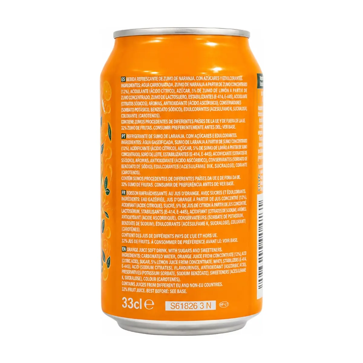 Bebida refrescante sabor naranja Del Sol (330 ml) - Miniatura 2