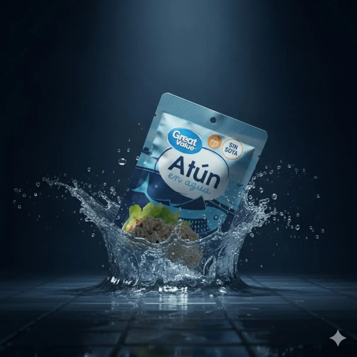 Atún en trozos en agua Great Value (74 g / 2.6 oz) - Thumbnail 5