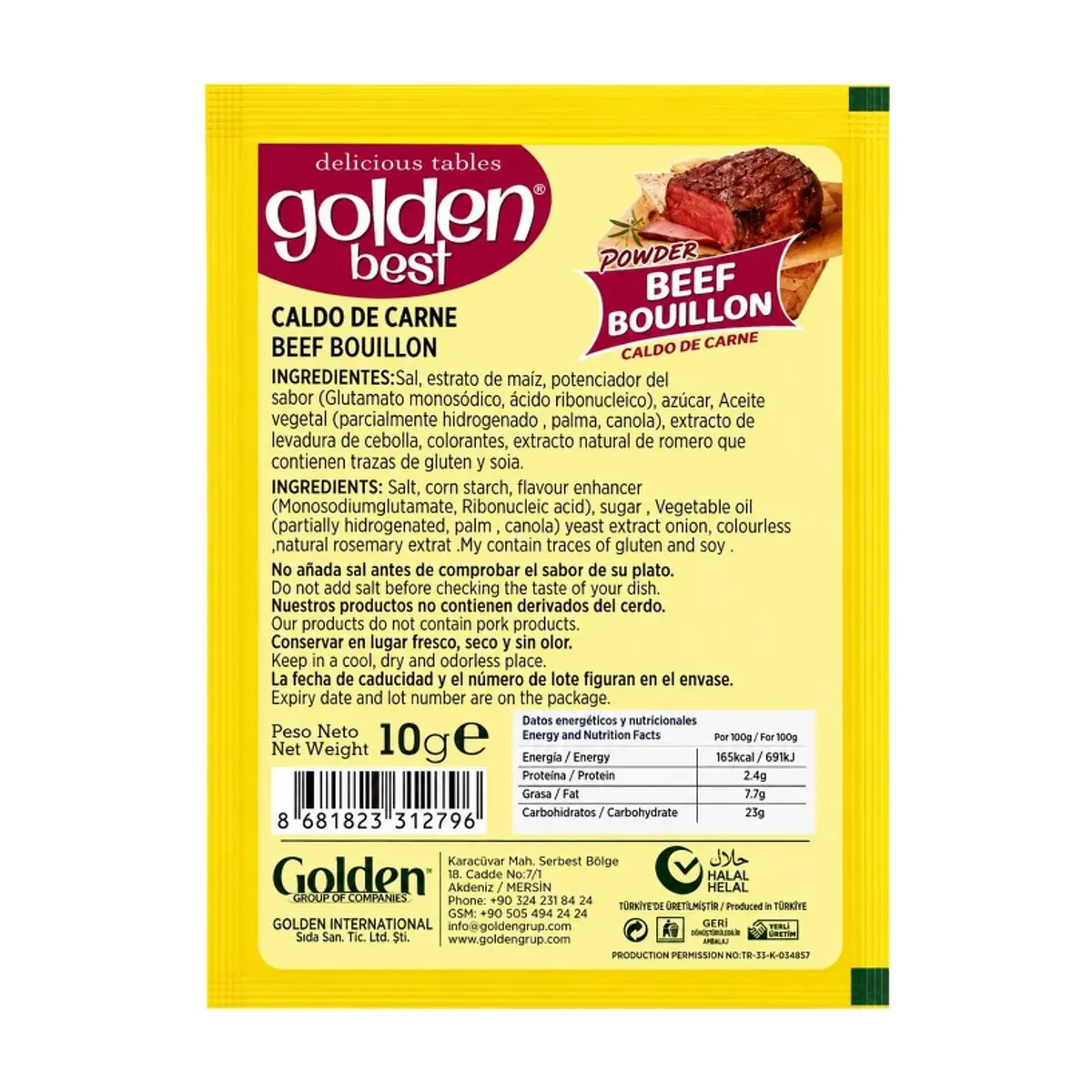 Caldo de carne Golden Best (10 g / 0.35 oz) - Thumbnail 2