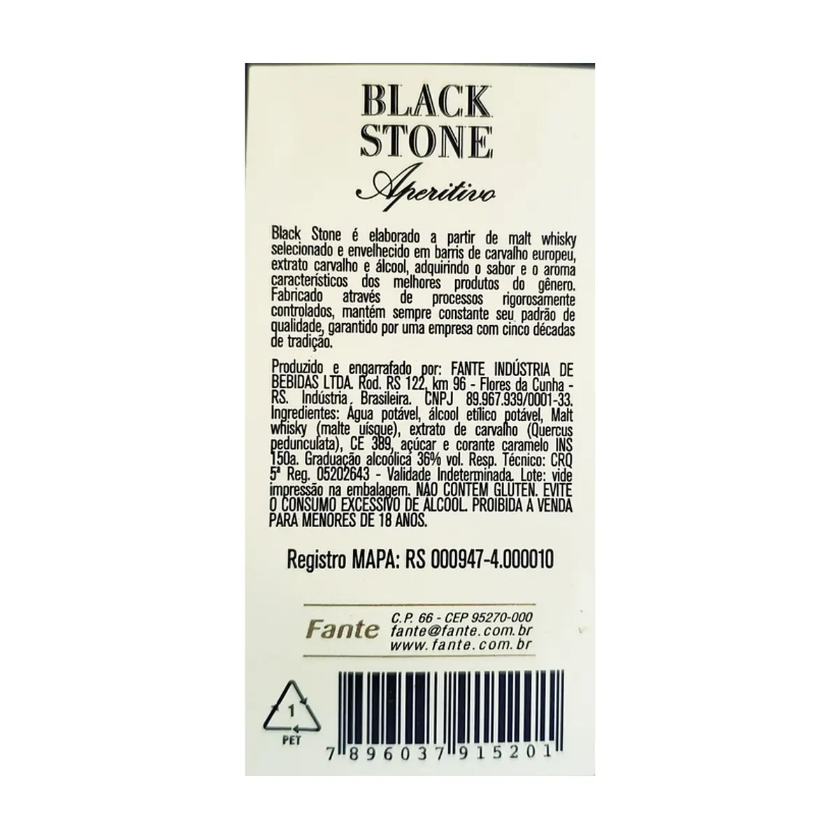 Whisky de malta y roble Black Stone (200 ml) - Thumbnail 6