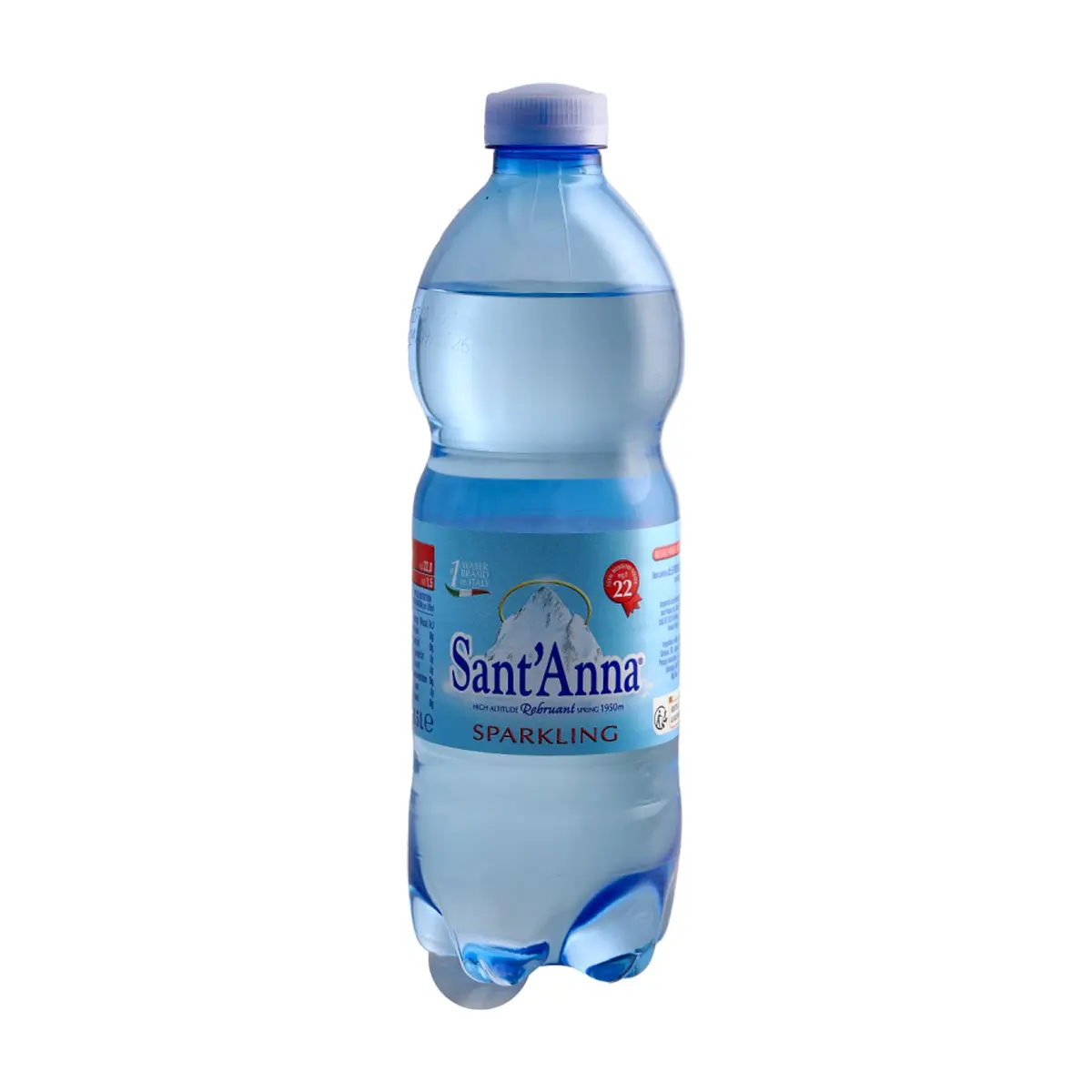Agua mineral natural con gas Sant'Anna (500 ml)