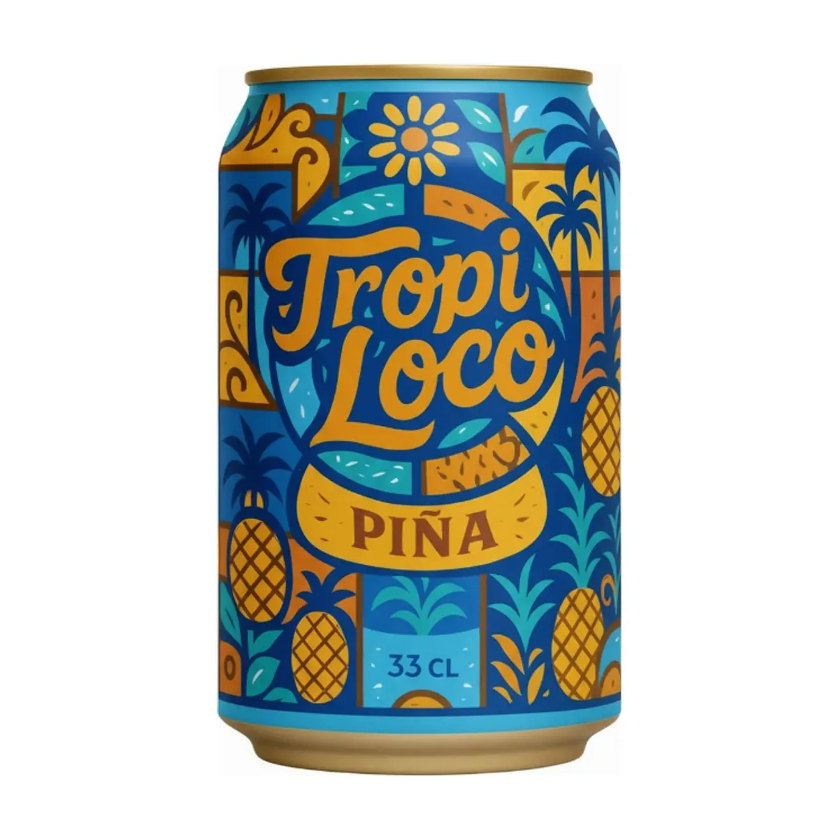 Refresco gaseado de piña Tropi Loco (330 ml) - Miniatura 1