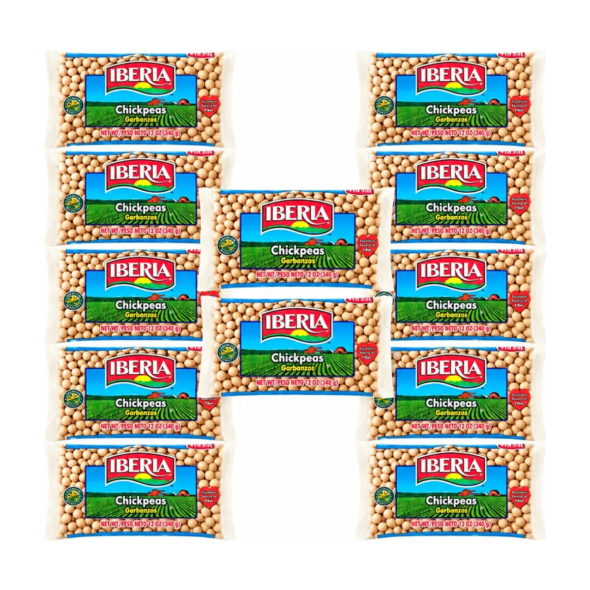 Garbanzos Ibéricos Iberia ( 12 x 340 g / 12 oz) - Miniatura 1