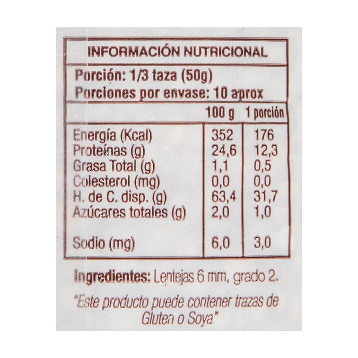 Lentejas Los Granos (500 g / 1.1 lb) - Thumbnail 2