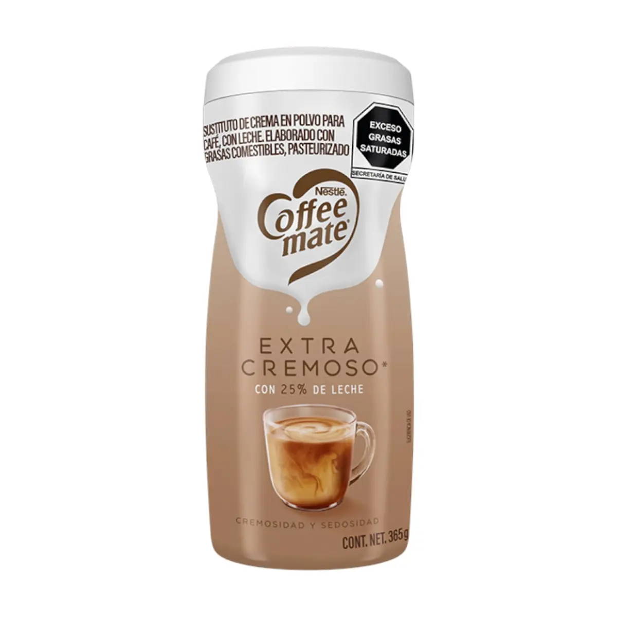 Sustituto de crema para café extra cremoso con 25% de leche Coffee Mate Nestlé (365 g / 12.87 oz) - Thumbnail 4