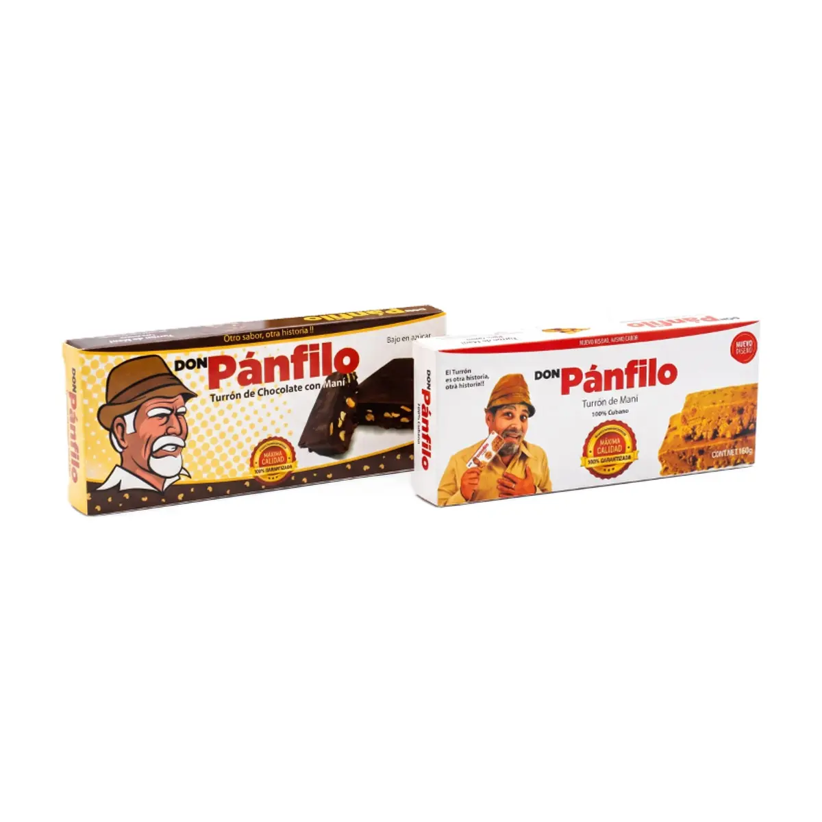 Turrón blando con granos de maní + Turrón de chocolate y maní - Imagen 1